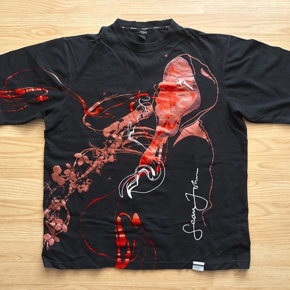 Sean John True King Men's Black T Shirt, Size XL - Picture 1 of 8